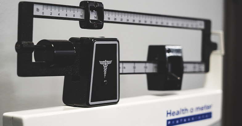 image of weight scale